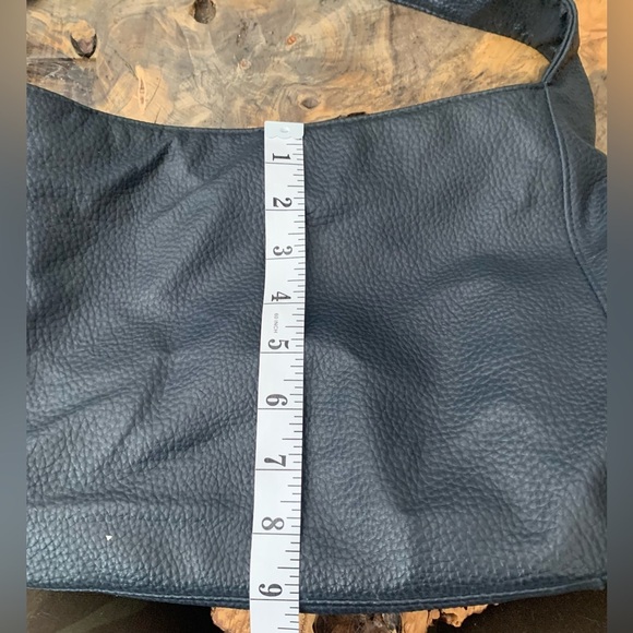 Vintage FairSet Black Pebbled Leather Handbag - Picture 7 of 8